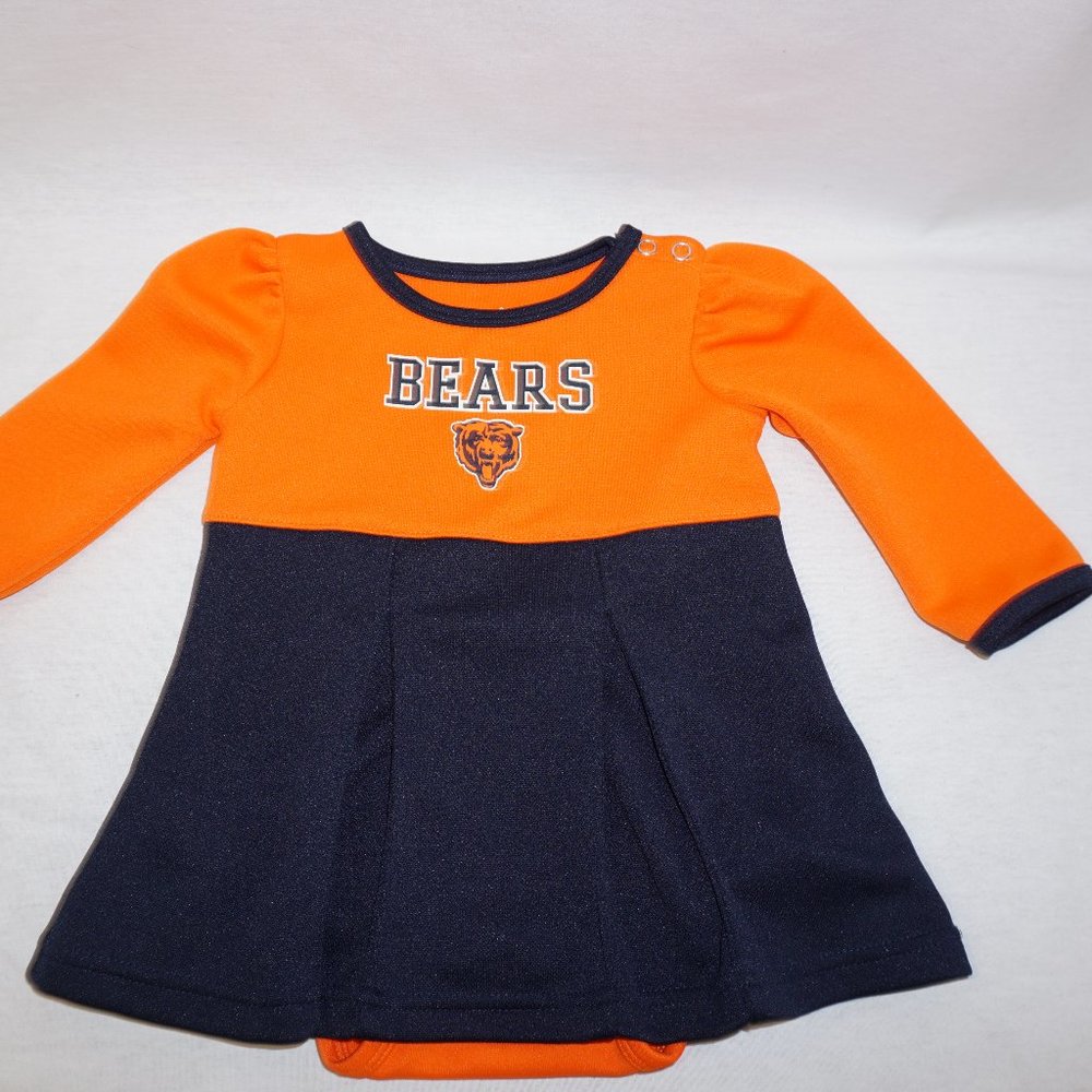 CHICAGO BEARS Girls 12M Team Dress NEW